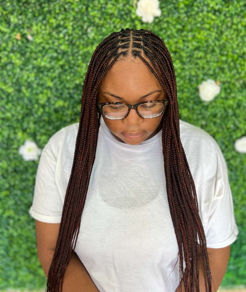Knotless Braids Style 2